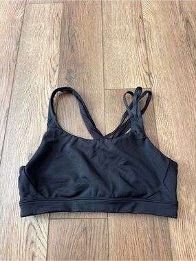 Athleta Black Double-Strap Sports Bra